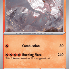 Reshiram 17/94 [Stamped] - Phantasmal Flames (PFL) NM