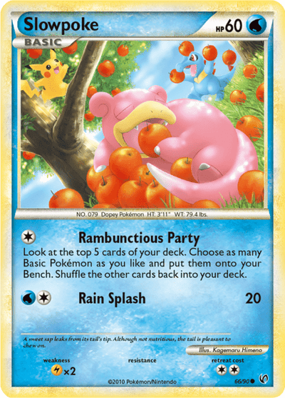 Slowpoke 66/90 - Undaunted (UD) NM
