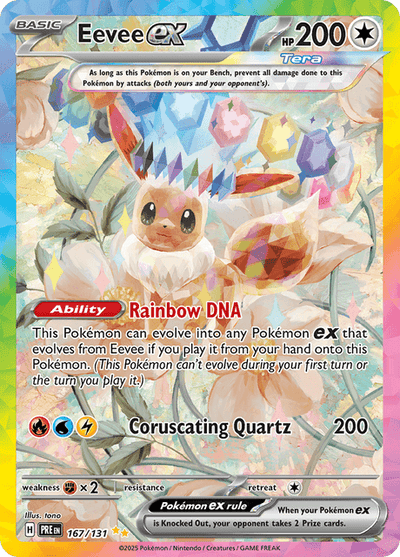 Eevee ex 167/131 - Prismatic Evolutions (PRE) NM