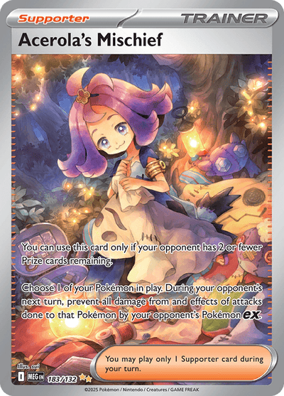Acerola's Mischief 183/132 - Mega Evolution (MEG) NM