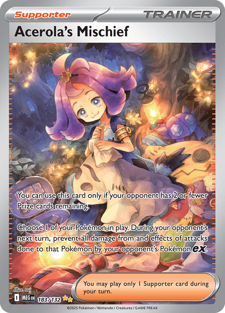 Acerola's Mischief 183/132 - Mega Evolution (MEG) NM