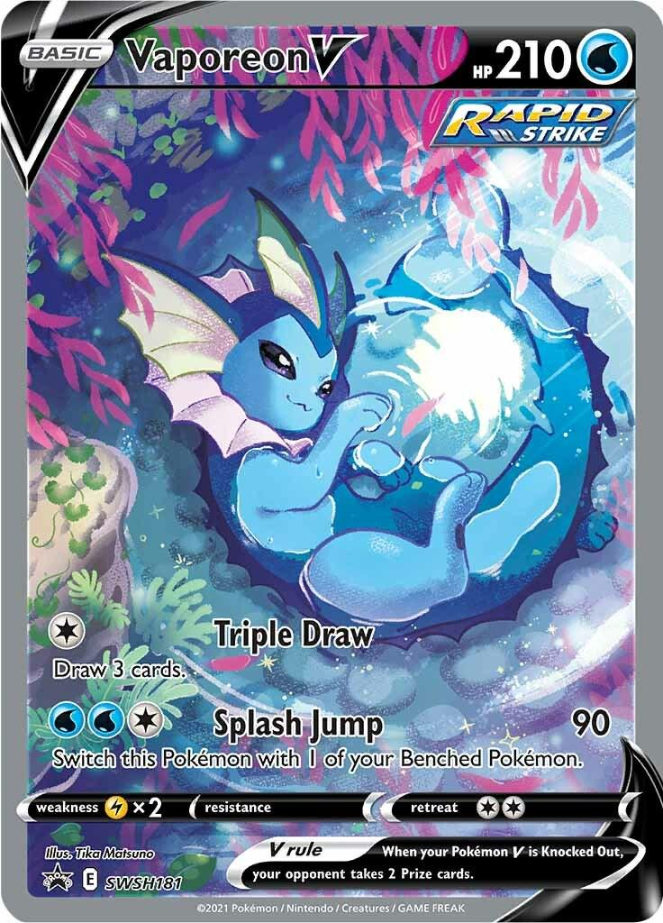 Vaporeon V swsh181/ - Promo (SWSH) NM
