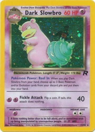 Dark Slowbro 12/82 - Team Rocket (TR) DMG