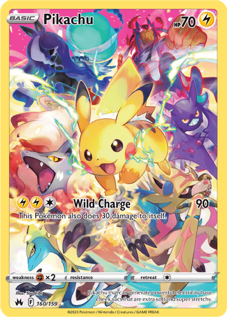 Pikachu 160/159 - Crown Zenith (CRZ) NM