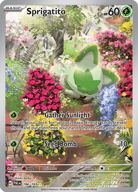Sprigatito 196/193 - Paldea Evolved (PAL) NM