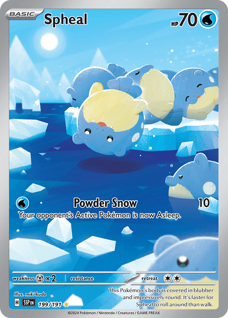 Spheal 199/191 - Surging Sparks (SSP) NM