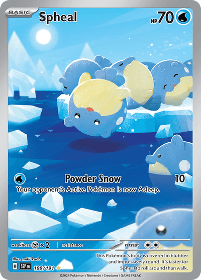 Spheal 199/191 - Surging Sparks (SSP) NM