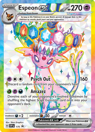 Espeon Ex 175/ - Promo (SVP) LP
