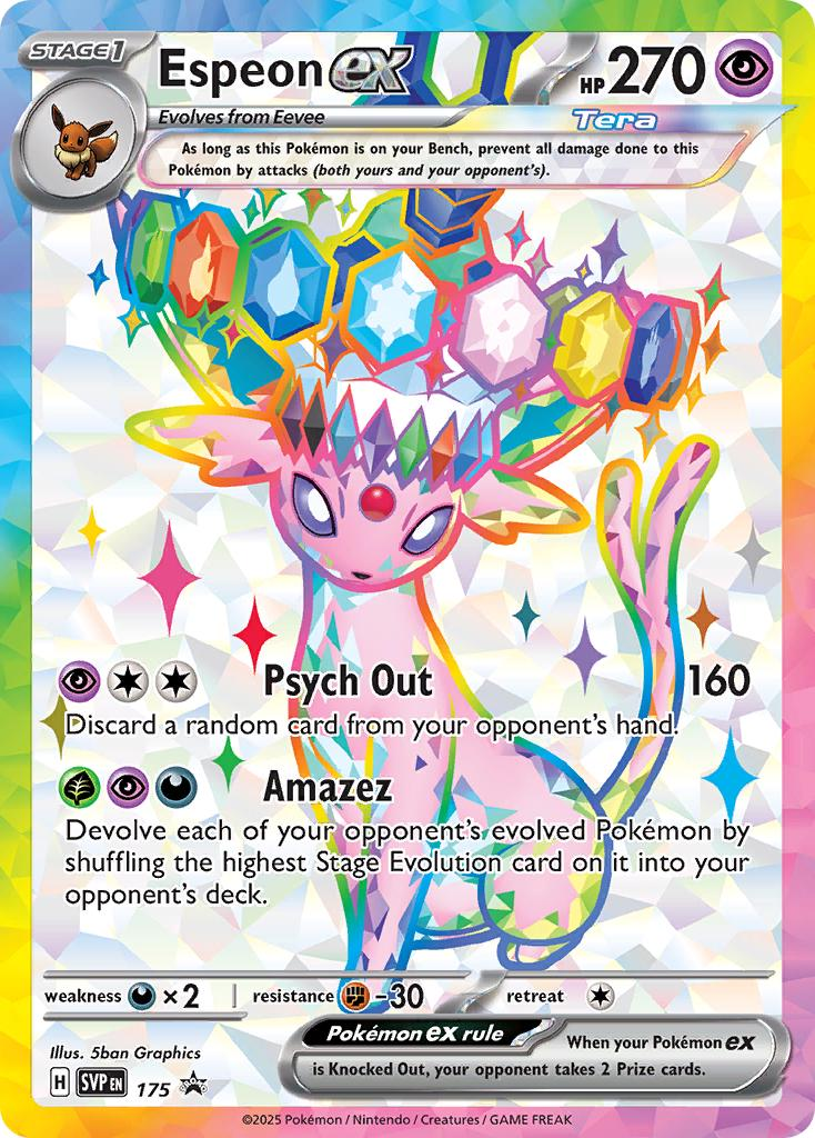 Espeon Ex 175/ - Promo (SVP) LP