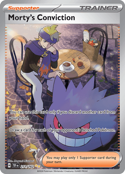 Morty's Conviction 211/162 - Temporal Forces (TEF) NM