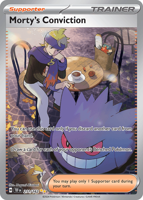 Morty's Conviction 211/162 - Temporal Forces (TEF) NM