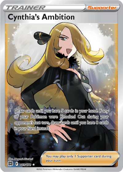 Cynthia's Ambition 169/172 - Brilliant Stars (BRS) NM