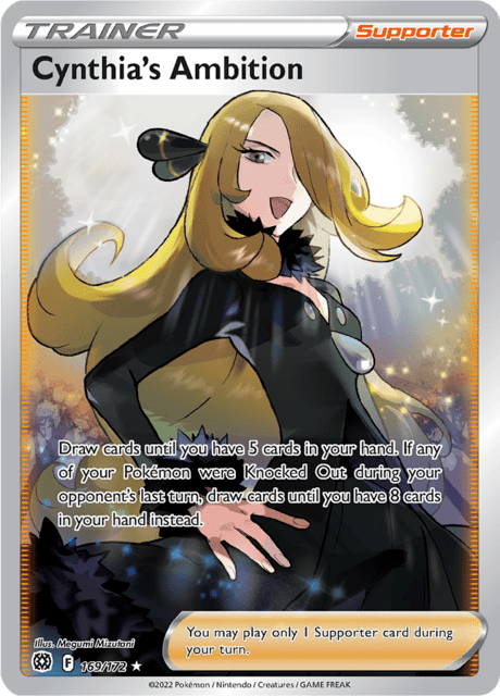 Cynthia's Ambition 169/172 - Brilliant Stars (BRS) NM
