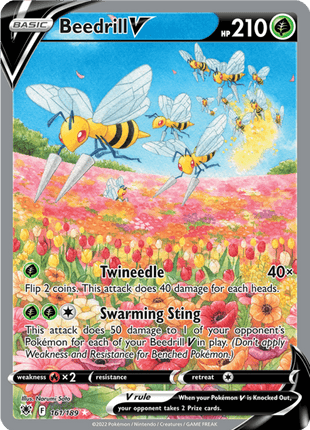 Beedrill V 161/189 - Astral Radiance (ASR) NM