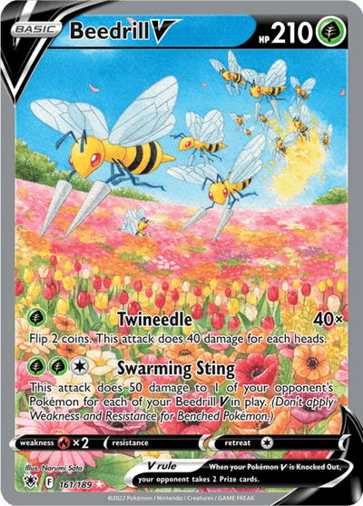 Beedrill V 161/189 - Astral Radiance (ASR) NM