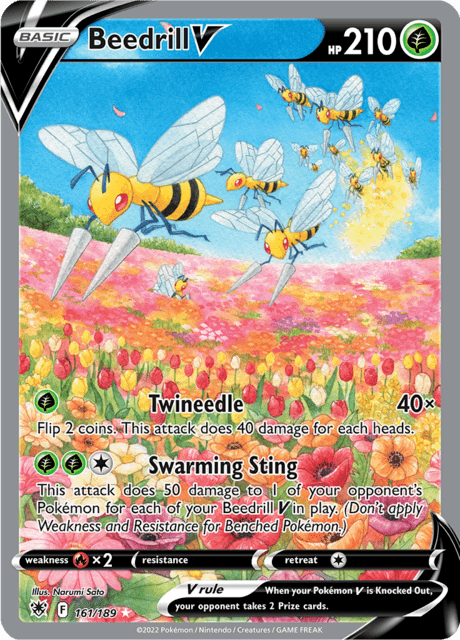 Beedrill V 161/189 - Astral Radiance (ASR) NM