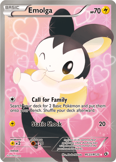 Emolga rc23/rc25 - Legendary Treasures (LTR) LP