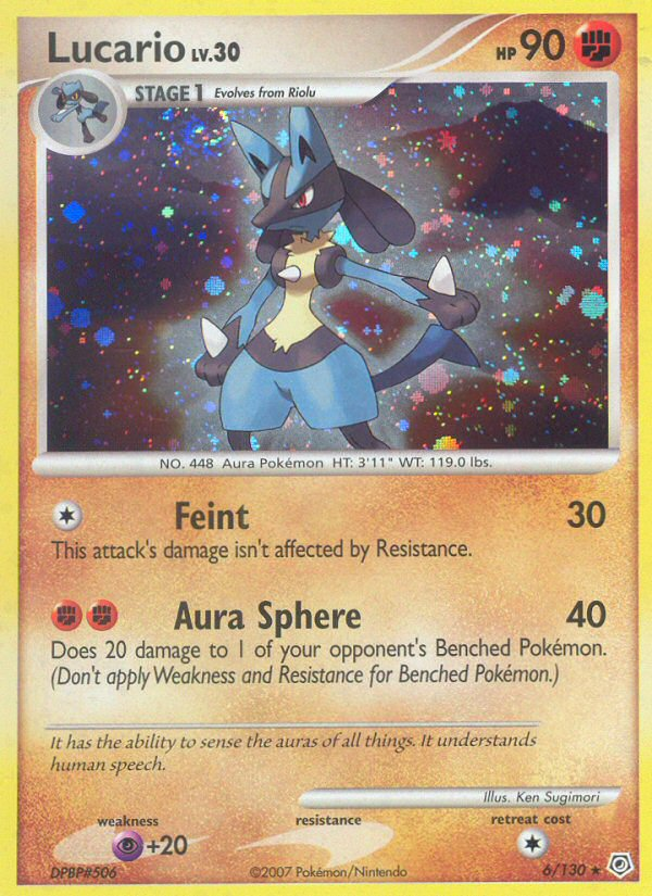 Lucario 6/130 - Diamond & Pearl (DP) MP