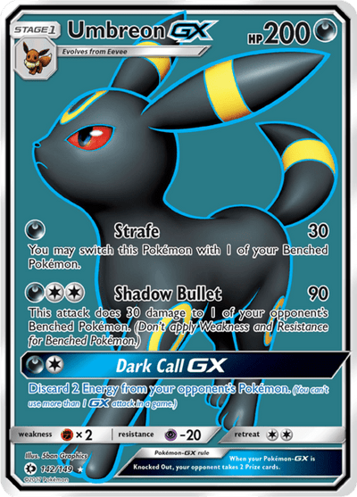 Umbreon GX 142/149 - Sun & Moon (SUM) NM
