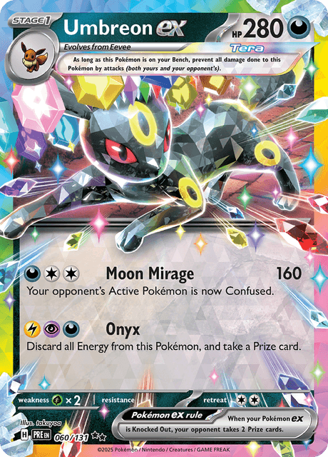 Umbreon ex 60/131 [Stamped] - Prismatic Evolutions (PRE) NM