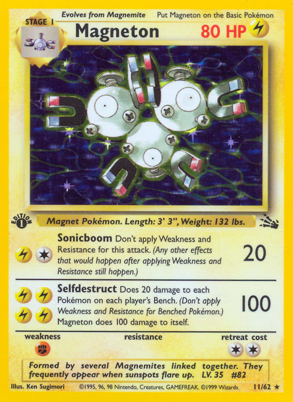 Magneton 11/62 [1st Edition] - Fossil (FO) NM