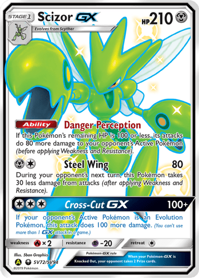 Scizor GX sv72/sv94 - Hidden Fates (HIF) NM