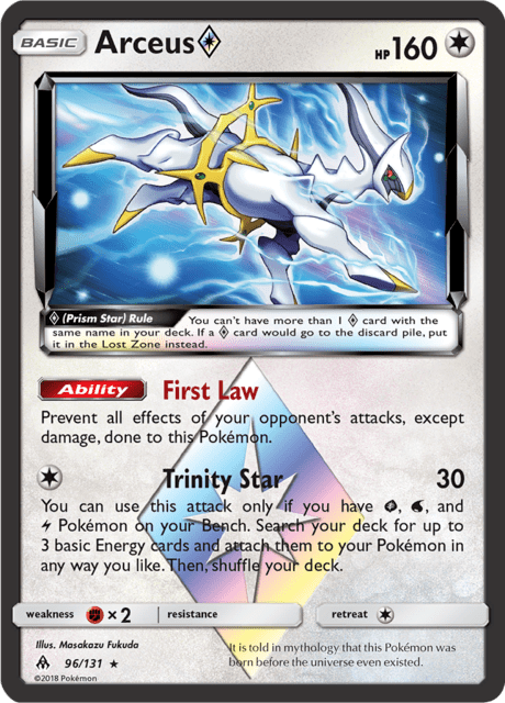 Arceus 96/131 - Forbidden Light (FLI) NM