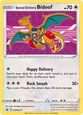 Special Delivery Bidoof swsh177/ - Promo NM