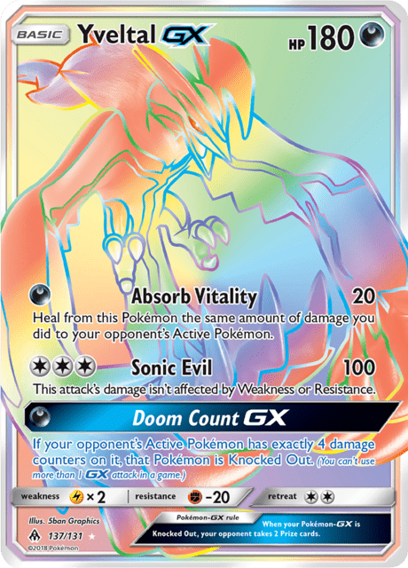 Yveltal GX 137/131 - Forbidden Light (FLI) NM