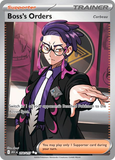 Boss's Orders: Corbeau 256/217 - Ascended Heroes (ASC) Grading