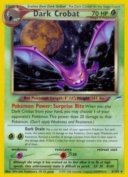 Dark Crobat 2/105 - Neo Destiny (N4) HP
