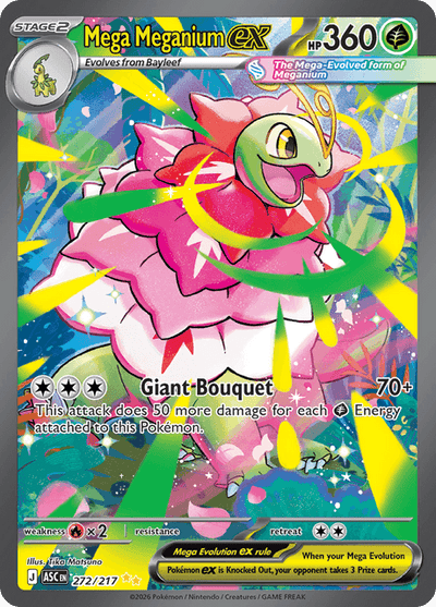Mega Meganium Ex 272/217 - Ascended Heroes (ASC) NM