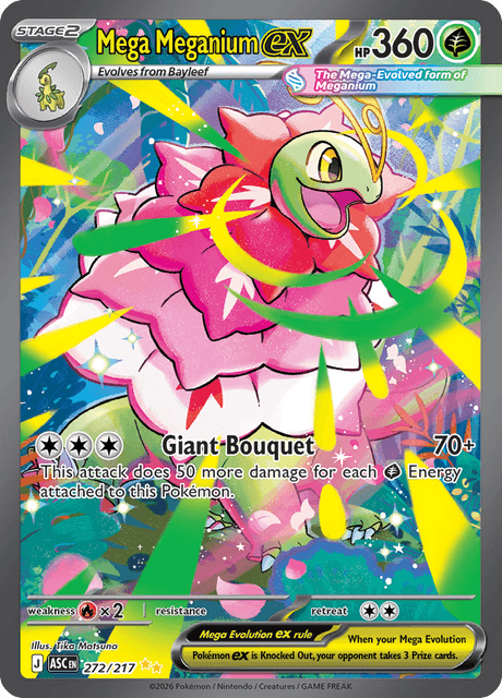 Mega Meganium Ex 272/217 - Ascended Heroes (ASC) NM