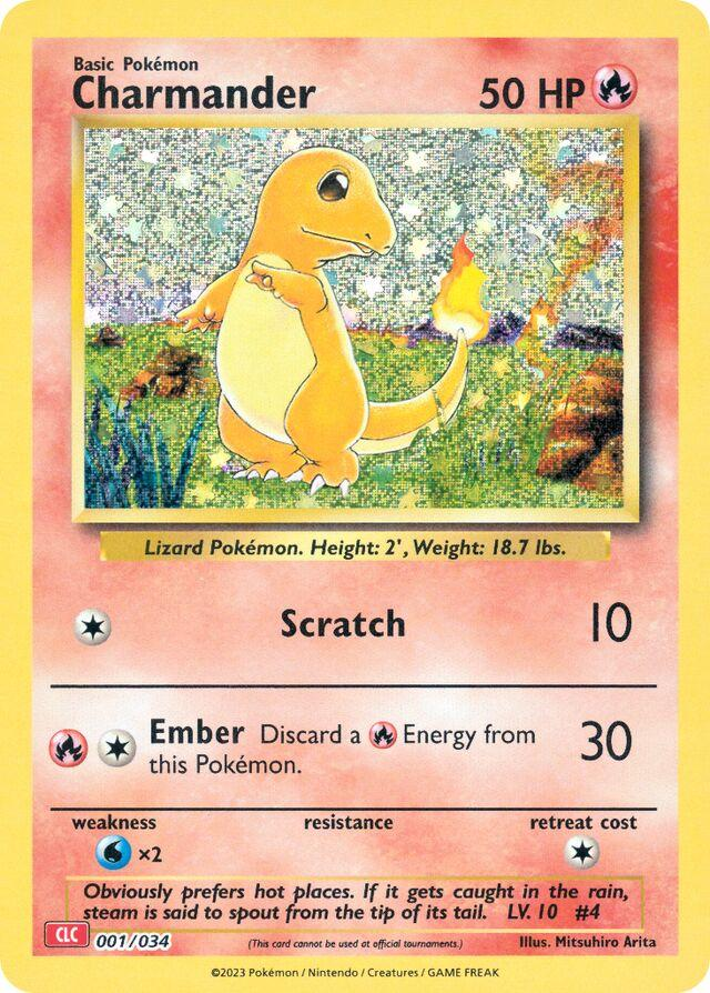 Charmander 1/34 - TCG Classic: Charizard Deck (CLC) NM