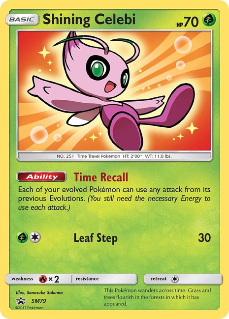 Shining Celebi sm79/ - Promo NM