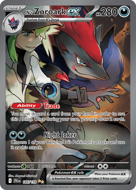 N's Zoroark Ex 185/159 - Journey Together (JTG) LP