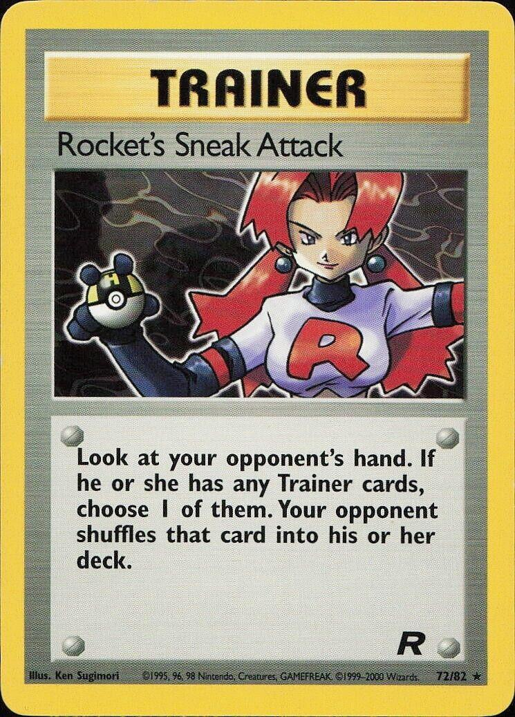 Rocket's Sneak Attack 72/82 - Team Rocket (TR) LP