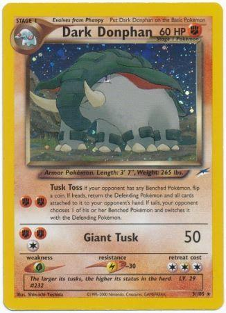 Dark Donphan 3/105 - Neo Destiny (N4) MP