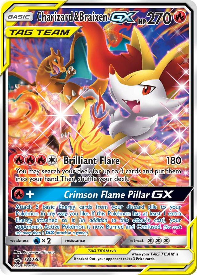 Charizard & Braixen GX sm230/ - Promo MP