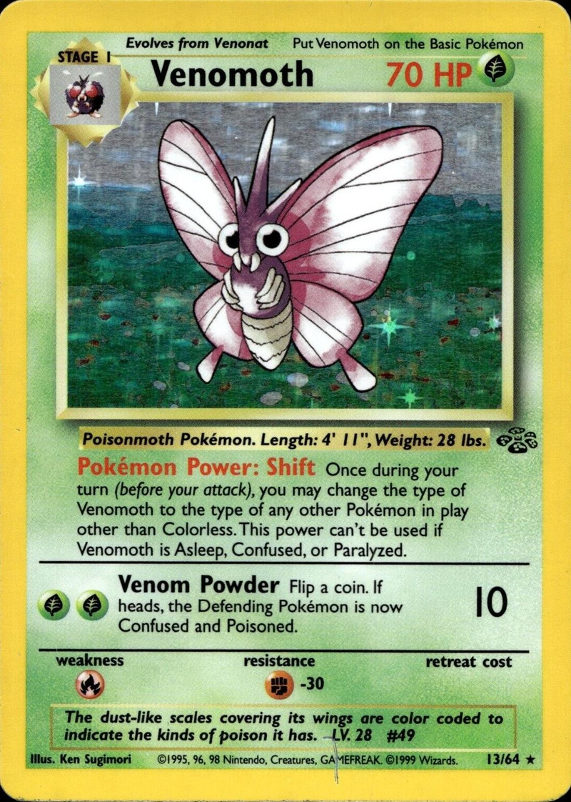 Venomoth 13/64 - Jungle (JU) MP