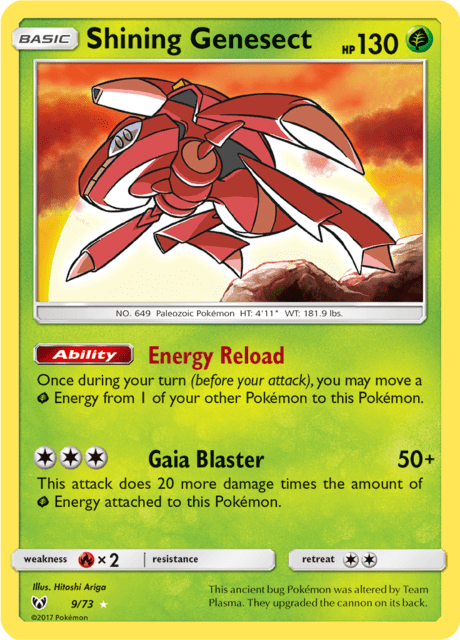 Shining Genesect 9/73 - Shining Legends (SLG) NM