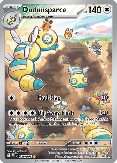 Dudunsparce 229/193 - Paldea Evolved (PAL) NM