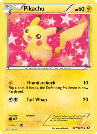 Pikachu rc7/rc25 - Legendary Treasures (LTR) LP