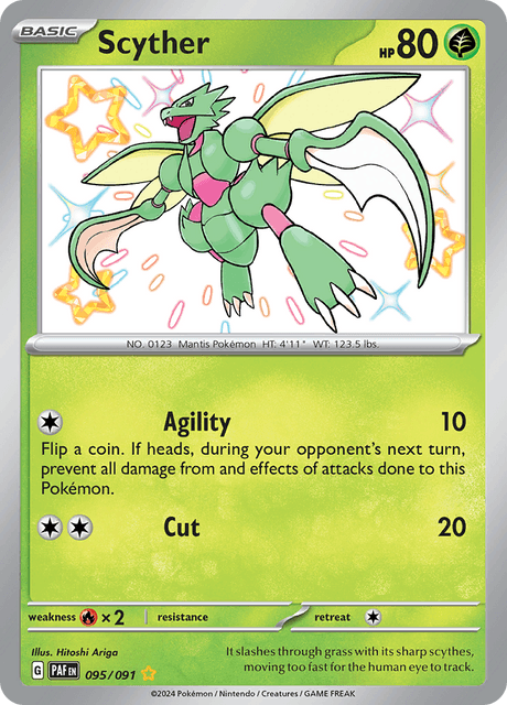 Scyther 95/91 - Paldean Fates (PAF) NM