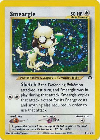 Smeargle 11/75 - Neo Discovery (N2) DMG