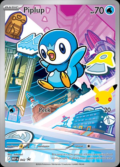 Piplup 42/ - Promo (MEP) NM