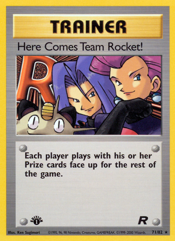 Here Comes Team Rocket 71/82 [1st Edition] - Team Rocket (TR) LP