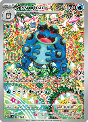 Seismitoad 105/86 - Black Bolt (BLK) NM