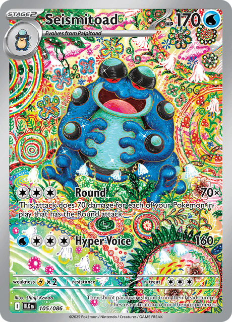 Seismitoad 105/86 - Black Bolt (BLK) NM