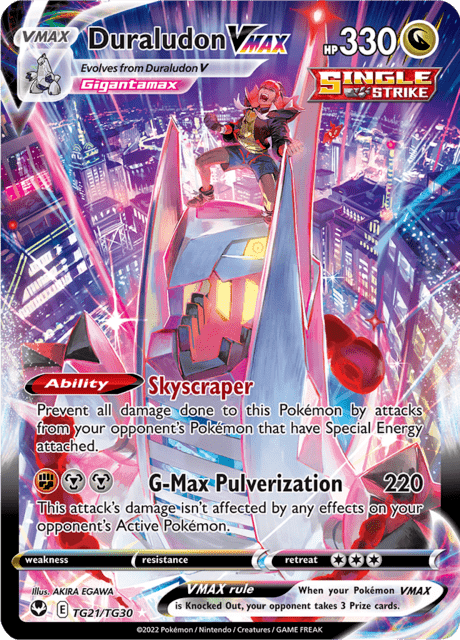 Duraludon VMAX tg21/tg30 - Silver Tempest (SIT) NM